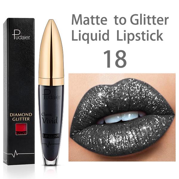 🔥HOT SALE NOW-Buy 2 Get 1 Free🔥18 Color Diamond Shiny Long Lasting Lipstick