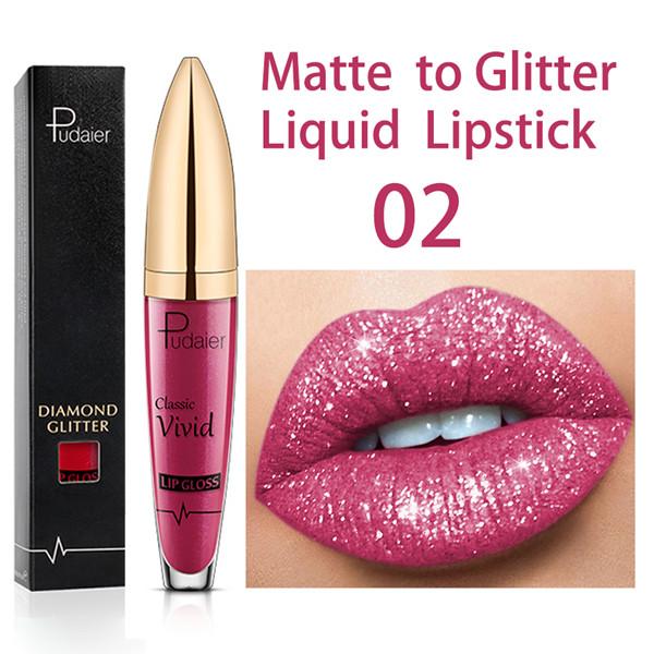 🔥HOT SALE NOW-Buy 2 Get 1 Free🔥18 Color Diamond Shiny Long Lasting Lipstick
